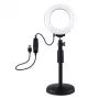 Lampa pierścieniowa LED Puluz z regulowaną podstawą PU391