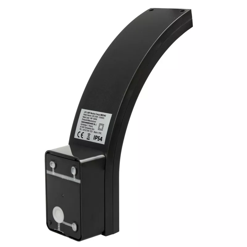Lampa ścienna MACLEAN MCE343 LED nowoczesny design, oprawa elewacyjna zewnętrzna, model MCE343 B