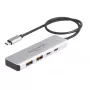 DeLOCK USB Hub USB Type-C 10 Gb/s 2x Type-A 2x Type-C kabel 35 cm