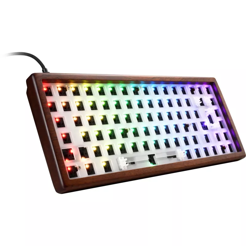 Sharkoon SKILLER SGK50 S3 Wood Barebone klawiatura dla graczy, RGB