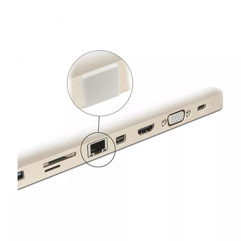 Osłona zabezpieczająca gniazdo RJ-45 DeLOCK 64019