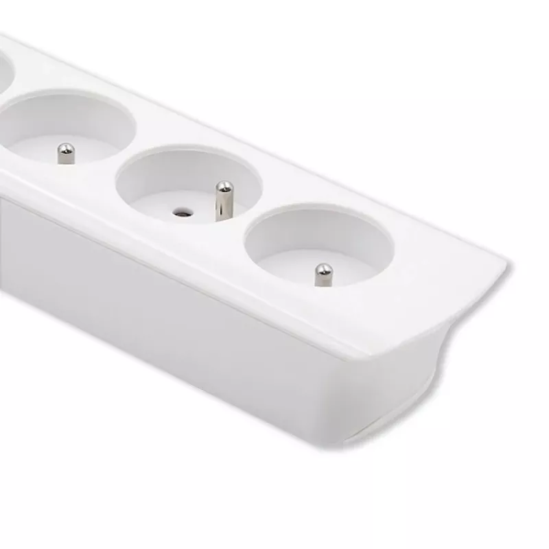 Listwa zasilająca Qoltec 50276 1,8 m 5 gniazd AC wewnątrz pomieszczeń biała