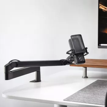 Statyw mikrofonowy do transmisji Elgato Wave Mic Arm LP Mocowanie biurkowe Czarny 1,69 kg