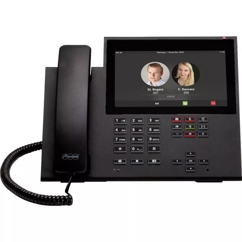 Auerswald COMfortel D-600 Telefon analogowy Czarny