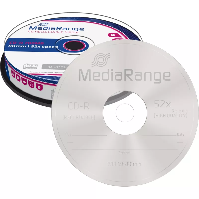 CD-R MediaRange MR214 700 MB 52x 10 szt.