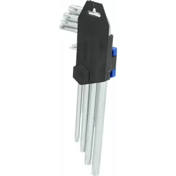 KS TOOLS Tools-Machines GmbH Zestaw kluczy kątowych, 9-częściowy, profil Torx, krótki (BT044009)