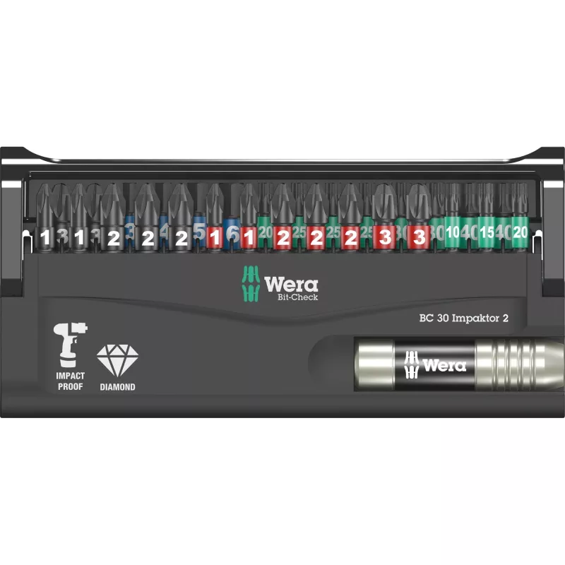 Wera 05057697001 Bit-Check 30 Impaktor 2 zestaw bitów