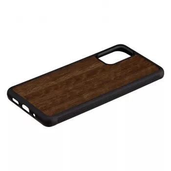Etui ochronne smartfona mężczyzna i drewno dla Samsung Galaxy S20+ — Koala Czarny