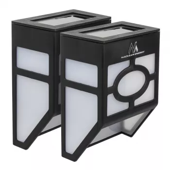 Lampa solarna ogrodowa MACLEAN MCE171 zestaw 2 lamp LED zasilanych energią słoneczną