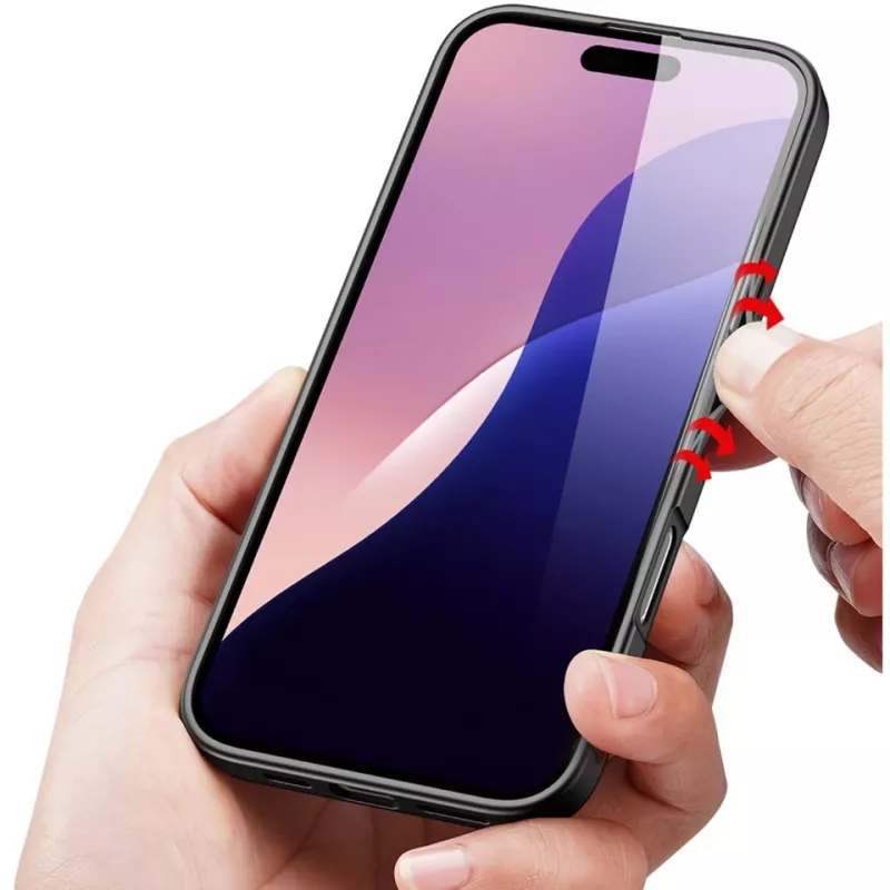 StyleShell Nylo, etui na telefon czarny, iPhone 16 Pro Max