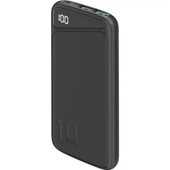 Powerbank szybkiego ładowania 10 000 mAh (czarny, USB-C PD, QC 3.0)