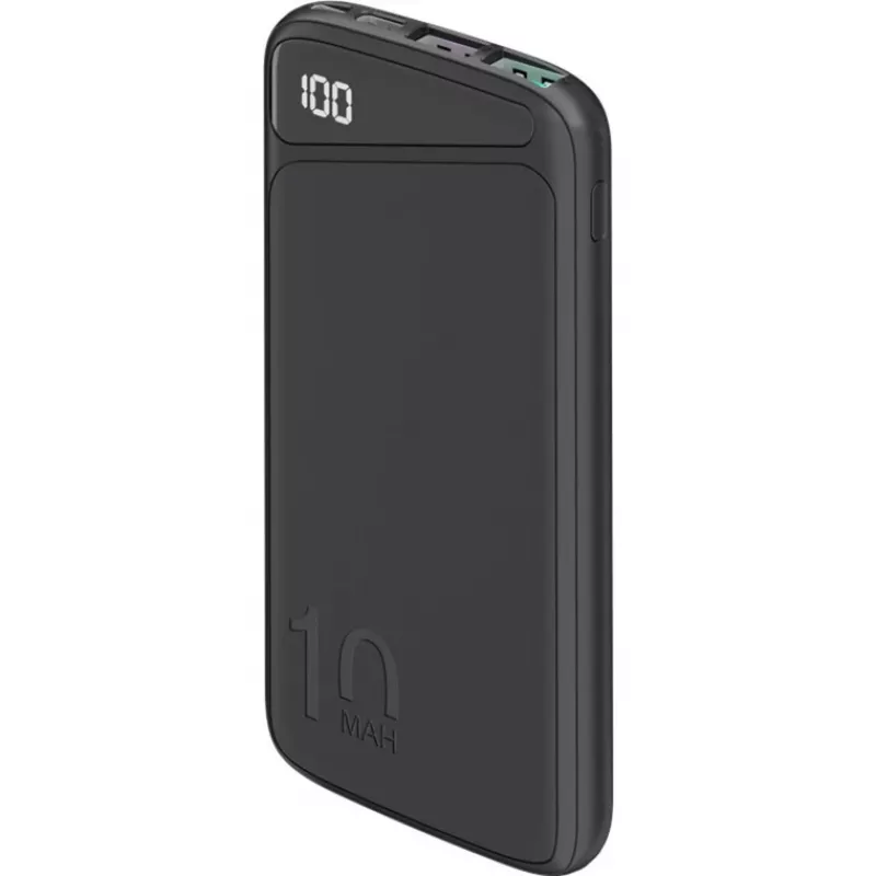 Powerbank szybkiego ładowania 10 000 mAh (czarny, USB-C PD, QC 3.0)