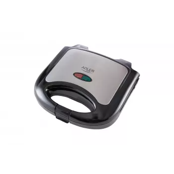 Opiekacz do kanapek Adler AD 3015 750 W czarny srebrny
