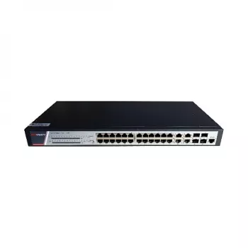 Hikvision Pro Series DS-3E2528P(B) - Switch - zarządzalny - 24 x 10/100/1000 (PoE+)