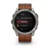 Garmin Fenix 8 3,56 cm (1,4 inch) AMOLED 51 mm cyfrowy 454 x 454 pikseli ekran dotykowy tytanowy Wi-Fi GPS (satelitarny)