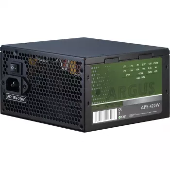 Zasilacz Inter-Tech Argus APS 420 W 20+4 Pin ATX ATX Czarny
