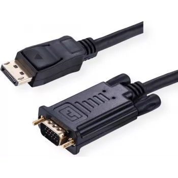 Value 11.99.5802 Kabel-adapter wideo 2 m VGA (D-Sub) DisplayPort Czarny (11.99.5802)