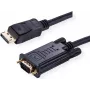 Value 11.99.5802 Kabel-adapter wideo 2 m VGA (D-Sub) DisplayPort Czarny (11.99.5802)