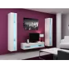 Regał Cama VIGO NEW 180/40/30 biały/biały połysk
