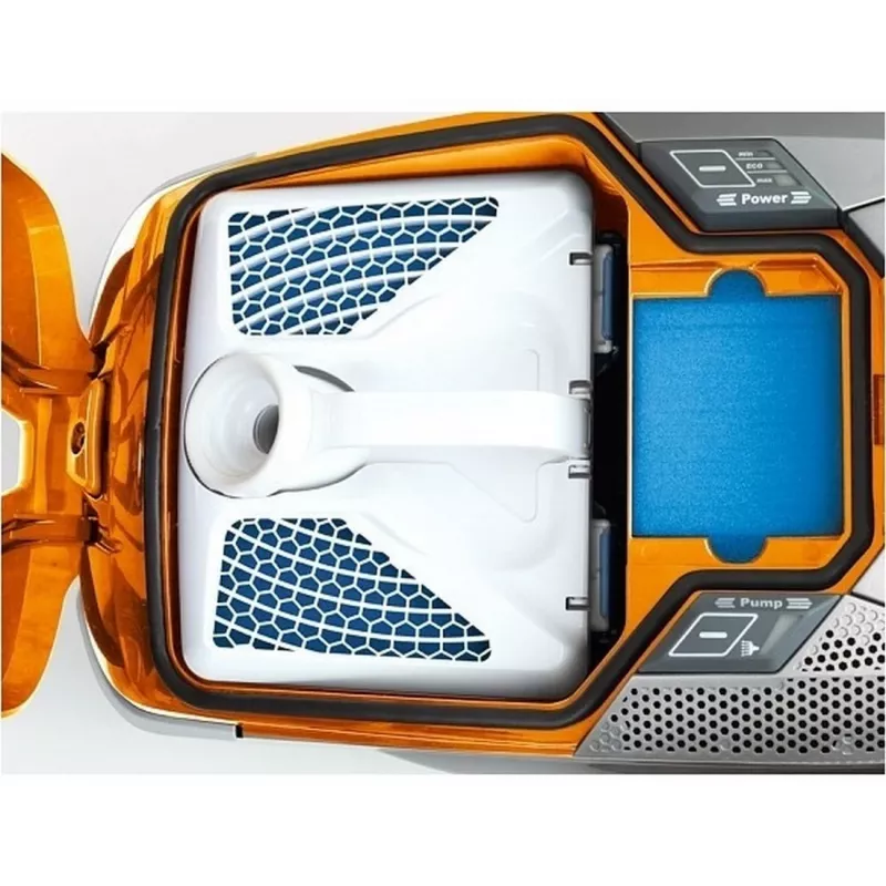 Odkurzacz cylindryczny THOMAS Aqua + Pet & Family 1,8 l — sucho-mokry, 1700 W, pomarańczowo-szary
