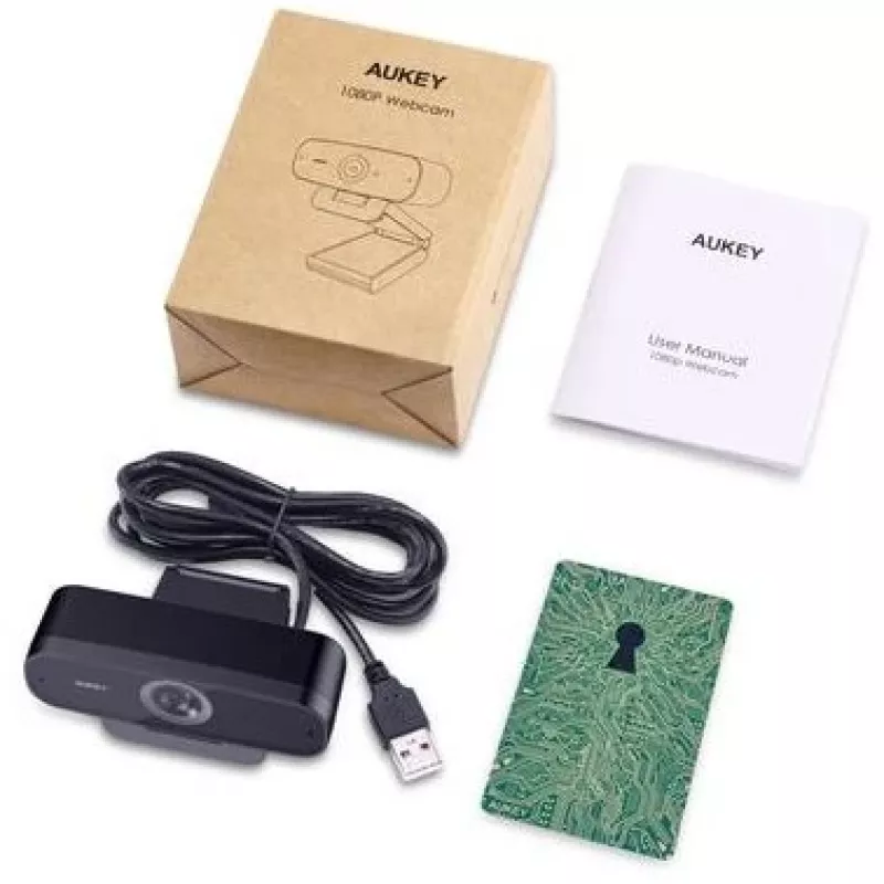 Kamera internetowa AUKEY Impression 2 MP 1920 x 1080 pikseli USB Czarny