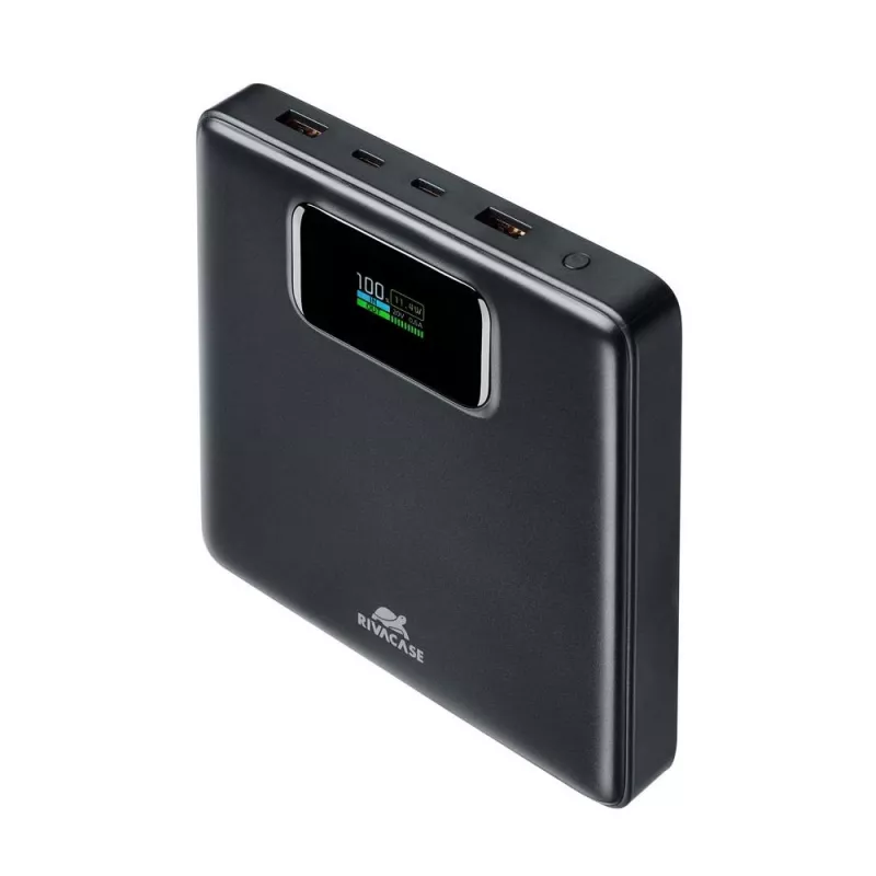 Powerbank Rivacase VA1091 — 25800 mAh, całkowita moc wyjściowa 100 W, porty USB