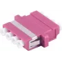 Adapter światłowodowy S/CONN 07-60043 LC fioletowy wielomodowy 1 szt.