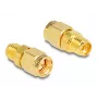 DeLOCK Adapter RP-SMA jack to SMA plug 9mm diameter 18mm width