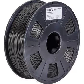 Renkforce RF-4511188 Materiał do druku 3D Polilaktyd (PLA) Czarny 1 kg (RF-4511188)