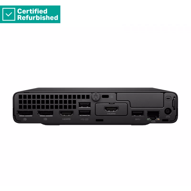 RENEW srebrny HP Pro 400 G9 Mini - i5-14500T, 16GB, 512GB SSD, USB mysz, Win 11 Pro, 1 rok