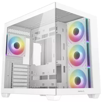 Obudowa PC DeepCool CG530 4F WH Midi Tower biała