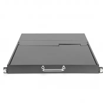 Konsola KVM Digitus 17 cali HD LCD z 16 portami HDMI i niemiecką klawiaturą