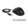 Mysz DeLOCK 12548 Biurowa Leworęczna USB Typu-A Optyczna 2400 DPI