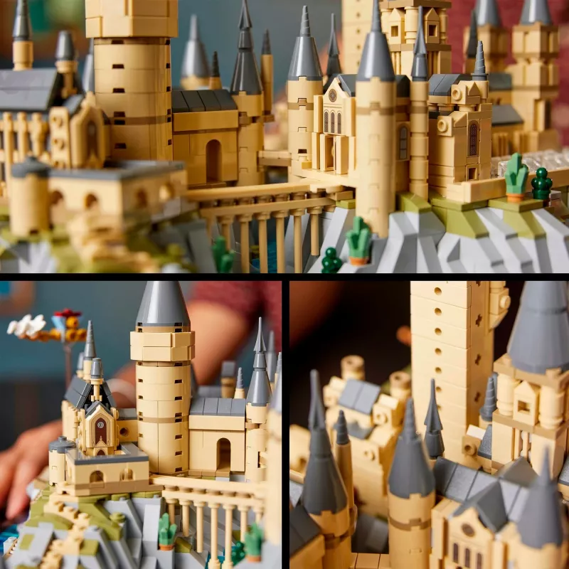 LEGO 76419 Harry Potter Zamek i tereny Hogwartu Duży zestaw dla dorosłych zawierający kultowe miejsca: Wielką Salę Komnatę Tajemnic i więcej Walentynki