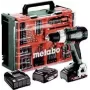Zestaw wiertarko-wkrętarki udarowej Metabo SB 18 L, 18 V, 2 akumulatory 2,0 Ah (614053710)