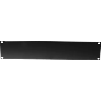 Panel przedni Omnitronic Z-19U Steel Czarny 2U — stalowy panel rack 19 cali, wysokość 2U