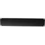 Panel przedni Omnitronic Z-19U Steel Czarny 2U — stalowy panel rack 19 cali, wysokość 2U
