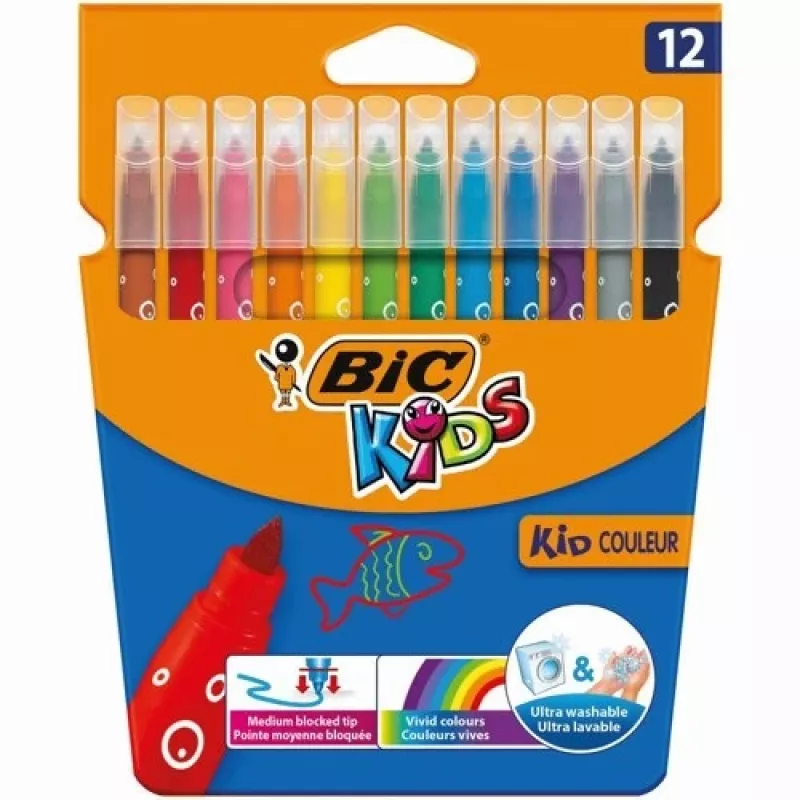 BIC Pisaki CF KID750 12 kolorów 9202937