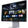 Monitor komputerowy Samsung M90SF 81,3 cm (32 cale) 3840 x 2160 pikseli 4K Ultra HD OLED Srebrny