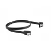 Kabel SATA III LANBERG CA-SASA-13CU-0050-BK 0,5 m, SATA 7-pin do 7-pin, 6 Gbit/s, czarny