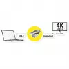 ROTRONIC-SECOMP Roline - Kabel adapter - USB-C (M) do DisplayPort (W)