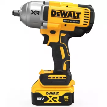 Klucz udarowy DeWALT DCF900P2T-QW 1/2 cala bezszczotkowy 18 V, 1898 N·m, akumulator 5 Ah, 2 akumulatory, ładowarka, walizka