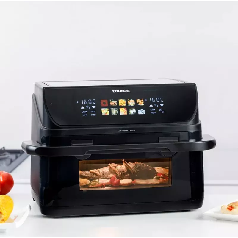 Beztłuszczowa frytkownica z długim koszem i grillem Taurus 973004000