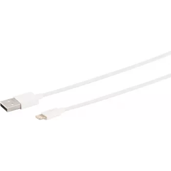 Kabel Lightning S/CONN 14-12041 1 m biały złącze USB A