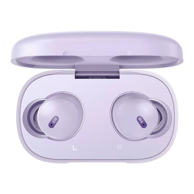 Słuchawki Baseus Bowie E18 True Wireless Stereo (TWS) douszne Bluetooth USB Type-C fioletowe — rozmowy i muzyka
