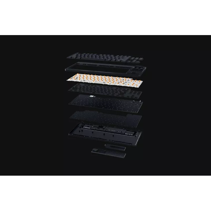 Razer CzarnyWidow V4 Low-Profile Tenkeyless HyperSpeed klawiatura Gaming USB RF Wireless Bluetooth QWERTY US International Czarny