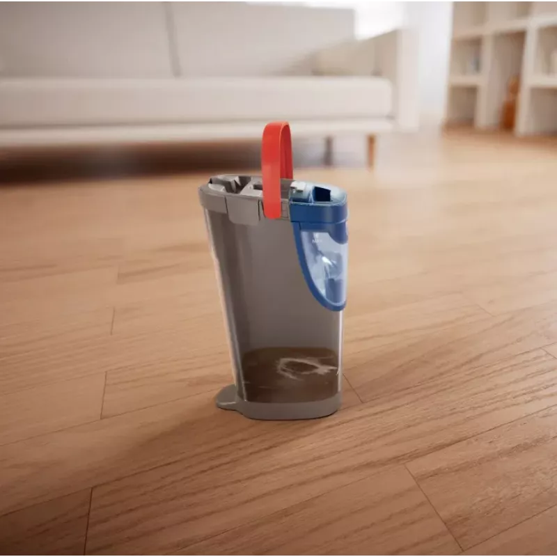 Mop VILEDA Microfibre 1200 ml na mokro, obrotowa głowica 360°, drążek 140,5 cm, zdejmowana głowica do prania w pralce