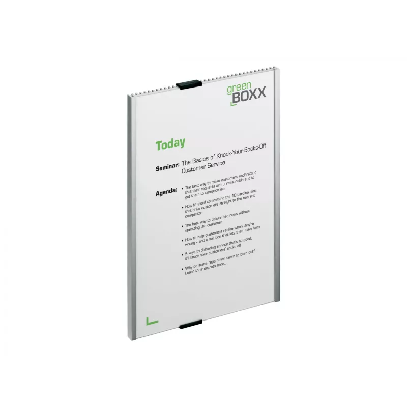 Durable Info Sign Acrylic Aluminium srebrny 4806-23