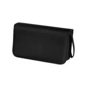 Hama CD Wallet Nylon 80, czarny, na 80 płyt