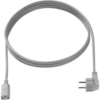 Kabel zasilający Bachmann 351.984 Szary 2 m Wtyczka zasilająca typu F Złącze C13